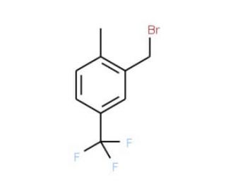 2-Methyl-5-(trifluoromethyl)benzyl bromide - chemical structure image