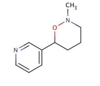 2-Methyl-6-(3-pyridyl)tetrahydro-1,2-oxazine - chemical structure image