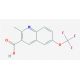 2-methyl-6-(trifluoromethoxy)quinoline-3-carboxylic acid - chemical structure image