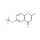 2-Methyl-6-trifluoromethoxyquinolin-4-ol (CAS 927800-79-1) - chemical structure image