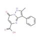 2-Methyl-7-oxo-3-phenyl-4,7-dihydro-pyrazolo-[1,5-a]pyrimidine-5-carboxylic acid (CAS 947014-73-5) - chemical structure image