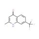2-Methyl-7-trifluoromethyl-quinolin-4-ol (CAS 15912-66-0) - chemical structure image
