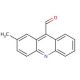 2-Methyl-9-acridinecarboxaldehyde (CAS 70401-29-5) - chemical structure image