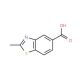 2-Methyl-benzothiazole-5-carboxylic acid (CAS 24851-69-2) - chemical structure image