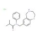 2-Methyl-N-phenyl-N-(2,3,4,5-tetrahydro-1,4-benzoxazepin-7-ylmethyl)propanamide hydrochloride - chemical structure image