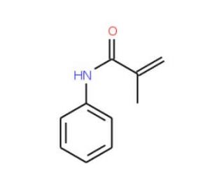 2-Methyl-N-phenylacrylamide (CAS 1611-83-2) - chemical structure image