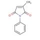 2-Methyl-N-phenylmaleimide (CAS 3120-04-5) - chemical structure image