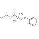 2-Methyl-N-(phenylmethylene)alanine Ethyl Ester (CAS 130146-17-7) - chemical structure image