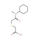 ({2-[methyl(phenyl)amino]-2-oxoethyl}thio)acetic acid - chemical structure image