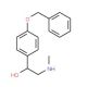 2-Methylamino-1-(4′-benzyloxyphenyl)phenyl)ethanol-13C1,13C2,15N (CAS 1219216-73-5) - chemical structure image