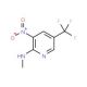 2-(Methylamino)-3-nitro-5-(trifluoromethyl)pyridine (CAS 175277-21-1) - chemical structure image