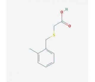[(2-methylbenzyl)thio]acetic acid (CAS 18926-49-3) - chemical structure image