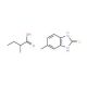 2-Methylbutanoic acid compound with 6-methyl-1H-benzimidazole-2-thiol (1:1) - chemical structure image