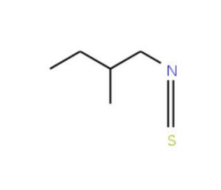 2-methylbutyl isothiocyanate (CAS 4404-51-7) - chemical structure image