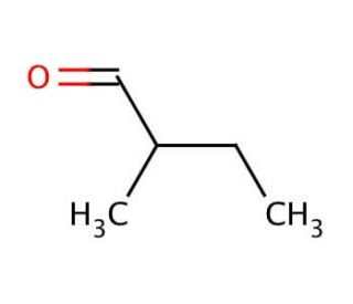 2-Methylbutyraldehyde (CAS 96-17-3) - chemical structure image