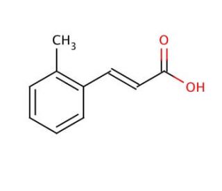 2-Methylcinnamic acid, predominantly trans (CAS 2373-76-4) - chemical structure image