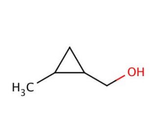 2-Methylcyclopropanemethanol, mixture of cis and trans (CAS 6077-72-1) - chemical structure image