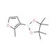 2-Methylfuran-3-boronic acid, pinacol ester (CAS 864776-02-3) - chemical structure image