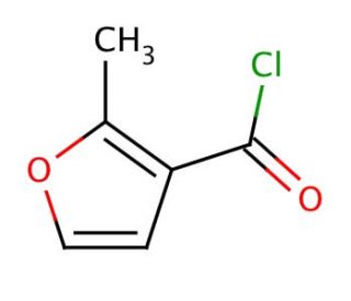 2-Methylfuran-3-carbonyl chloride (CAS 5555-00-0) - chemical structure image