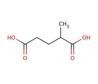 2-Methylglutaric acid (CAS 18069-17-5) - chemical structure image