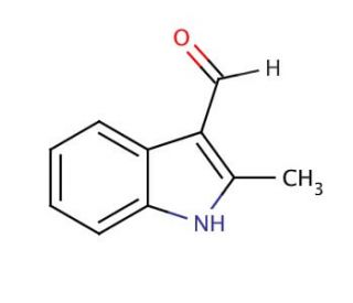 2-Methylindole-3-carboxaldehyde (CAS 5416-80-8) - chemical structure image