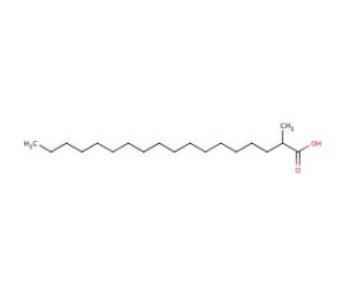 2-Methyloctadecanoic acid (CAS 7217-83-6) - chemical structure image