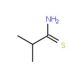 2-Methylpropanethioamide (CAS 13515-65-6) - chemical structure image