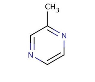 2-Methylpyrazine (CAS 109-08-0) - chemical structure image