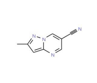 2-methylpyrazolo[1,5-a]pyrimidine-6-carbonitrile - chemical structure image