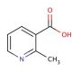 2-Methylpyridine-3-carboxylic acid (CAS 3222-56-8) - chemical structure image