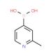 2-Methylpyridine-4-boronic acid (CAS 579476-63-4) - chemical structure image