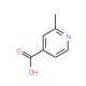 2-Methylpyridine-4-carboxylic acid (CAS 4021-11-8) - chemical structure image