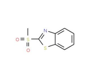 2-(methylsulfonyl)-1,3-benzothiazole (CAS 7144-49-2) - chemical structure image