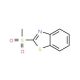 2-(methylsulfonyl)-1,3-benzothiazole (CAS 7144-49-2) - chemical structure image