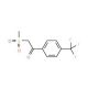 2-Methylsulfonyl-1-(4-trifluoromethylphenyl)-ethanone (CAS 386715-52-2) - chemical structure image