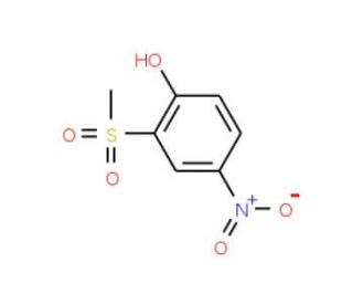 2-(Methylsulfonyl)-4-nitrophenol - chemical structure image