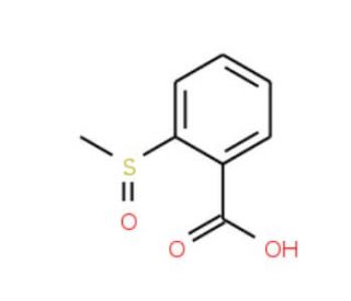 2-(Methylsulphinyl)benzoic acid (CAS 19093-34-6) - chemical structure image