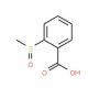 2-(Methylsulphinyl)benzoic acid (CAS 19093-34-6) - chemical structure image
