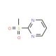 2-(Methylsulphonyl)pyrimidine (CAS 14161-09-2) - chemical structure image
