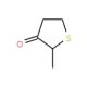 2-Methyltetrahydrothiophen-3-one (CAS 13679-85-1) - chemical structure image
