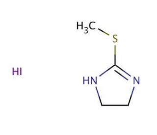 2-Methylthio-2-imidazoline hydriodide (CAS 5464-11-9) - chemical structure image