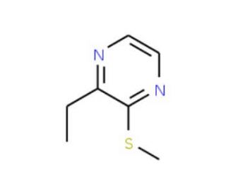 2-(Methylthio)-3-ethylpyrazine (CAS 72987-62-3) - chemical structure image