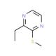 2-(Methylthio)-3-ethylpyrazine (CAS 72987-62-3) - chemical structure image