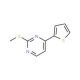 2-(Methylthio)-4-thien-2-ylpyrimidine - chemical structure image