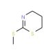 2-(Methylthio)-5,6-dihydro-4H-1,3-thiazine (CAS 58842-19-6) - chemical structure image