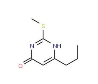 2-(Methylthio)-6-propylpyrimidin-4-ol - chemical structure image