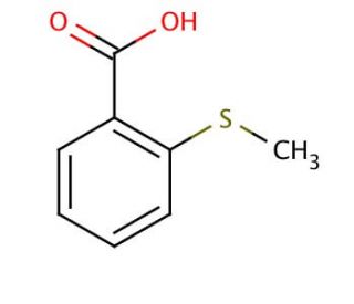 2-(Methylthio)benzoic acid (CAS 3724-10-5) - chemical structure image