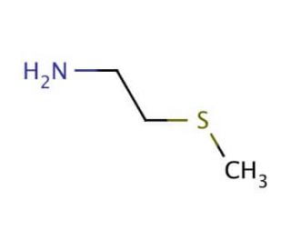 2-(Methylthio)ethylamine (CAS 18542-42-2) - chemical structure image