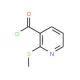 2-(Methylthio)pyridine-3-carbonyl chloride (CAS 97936-43-1) - chemical structure image