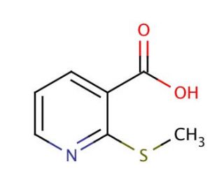 2-(Methylthio)pyridine-3-carboxylic acid (CAS 74470-23-8) - chemical structure image